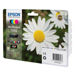 Epson Μελάνι Inkjet No.18 XL Multipack (C13T18164012)