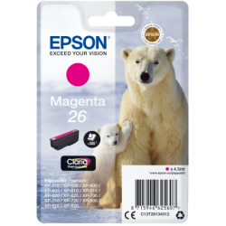 Epson Μελάνι Inkjet No.26 Magenta C13T26134012 300Pgs
