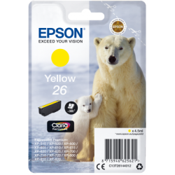 Ink Epson 26  Yellow C13T26144012 300pgs