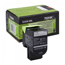 Toner Lexmark 702HK Black 70C2HK 4.000 Pgs