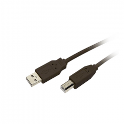 USB Καλώδιο 2.0 AM/BM 1.8M Black MediaRange