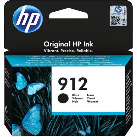HP Μελάνι Inkjet No.912 Black (3YL80AE)