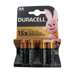 Αλκαλικές Μπαταρίες Duracell AA 1.5V 4τμχ