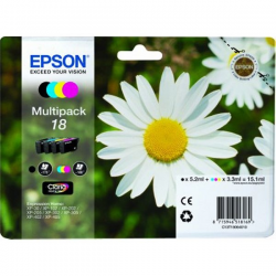 EPSON 18 MultiPack (B/C/M/Y) 4x Inks, , C13T18064010